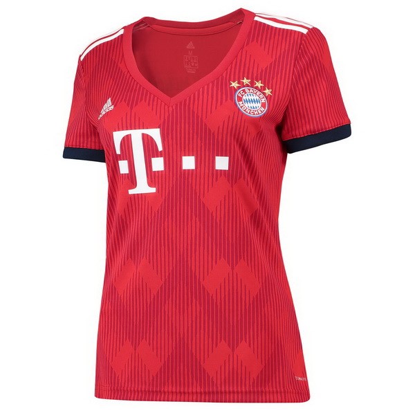 Camiseta Bayern Munich 1ª Mujer 2018-2019 Rojo